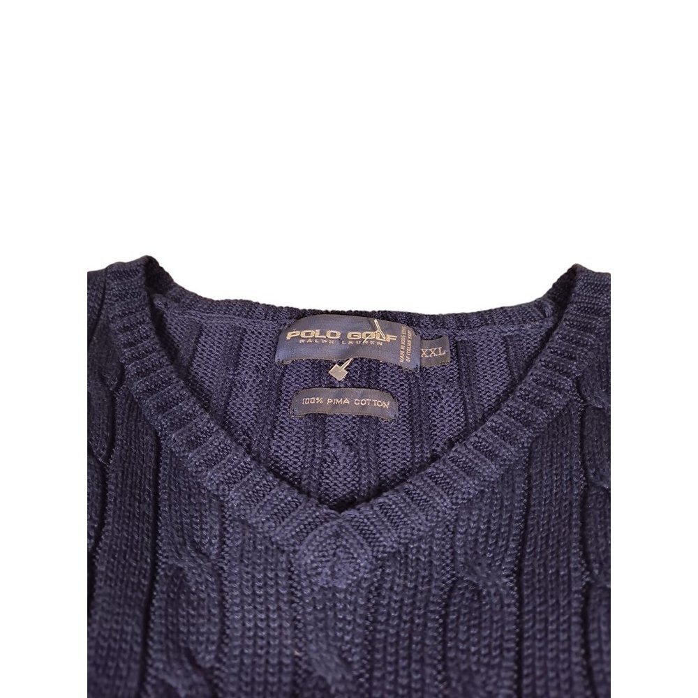 Polo Golf‎ sweater vest, Men's XXL 100% Pima Cotton